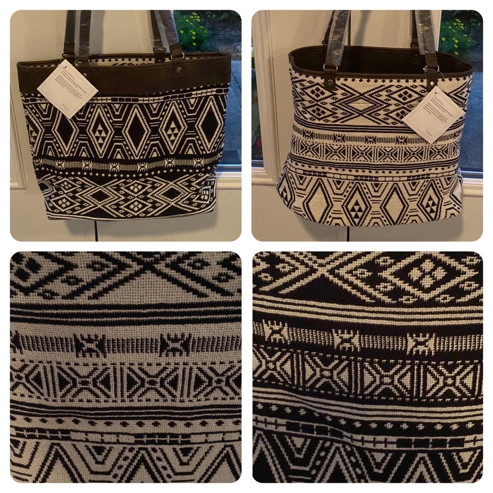 NEW Thirty-one Rio Weave Reversible Tote